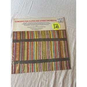 Summit Concerti for Flutes and String Orchestra LP Vivaldi Stamitz Good SUM 5074